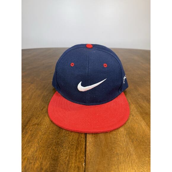 Nike Bootleg Center Swoosh Big Logo Y2K Snapback Hat Cap Xers Premium Headwear - Picture 1 of 9